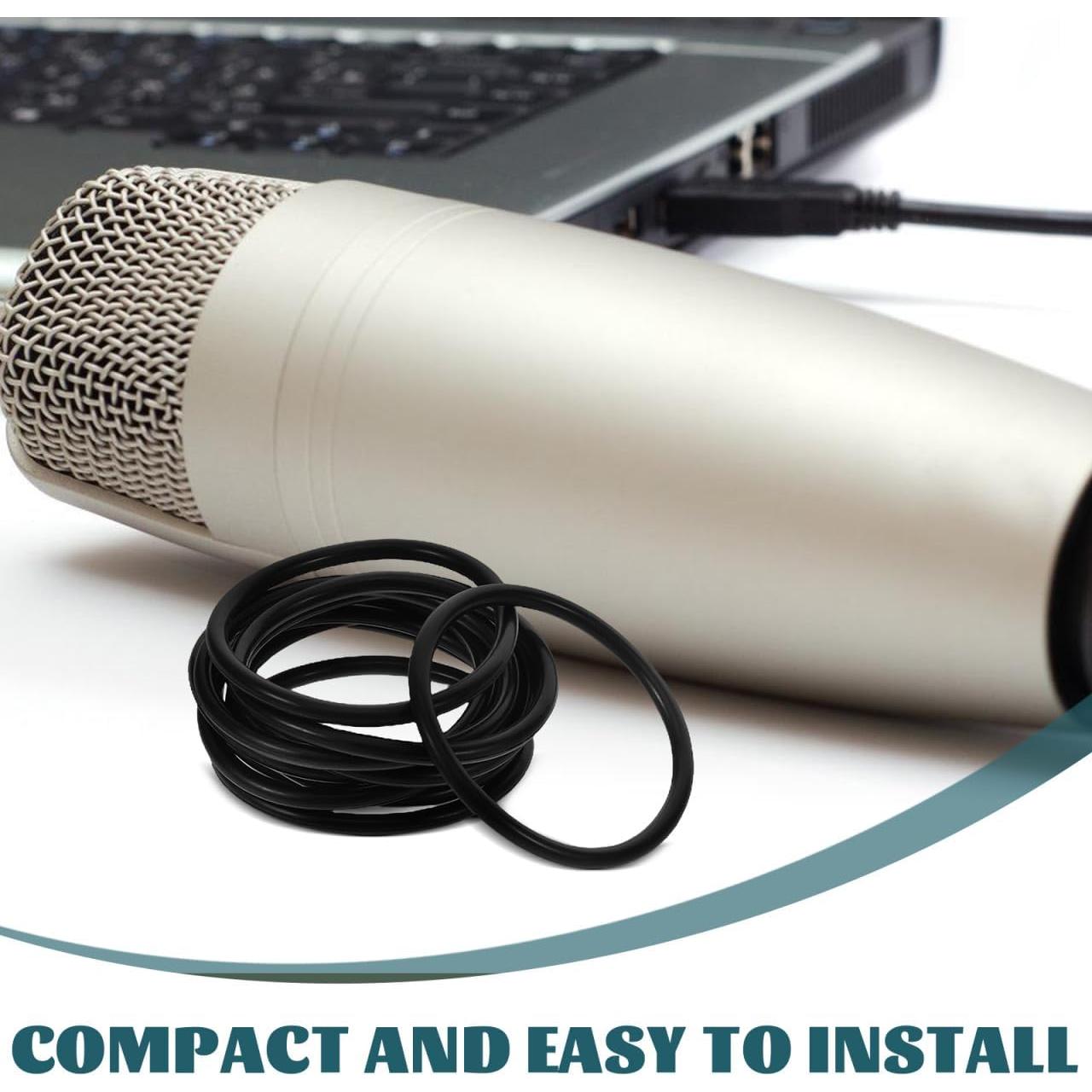 Soportes de Micrófono de Goma Kisangel 10 Pcs Reducción de Ruido