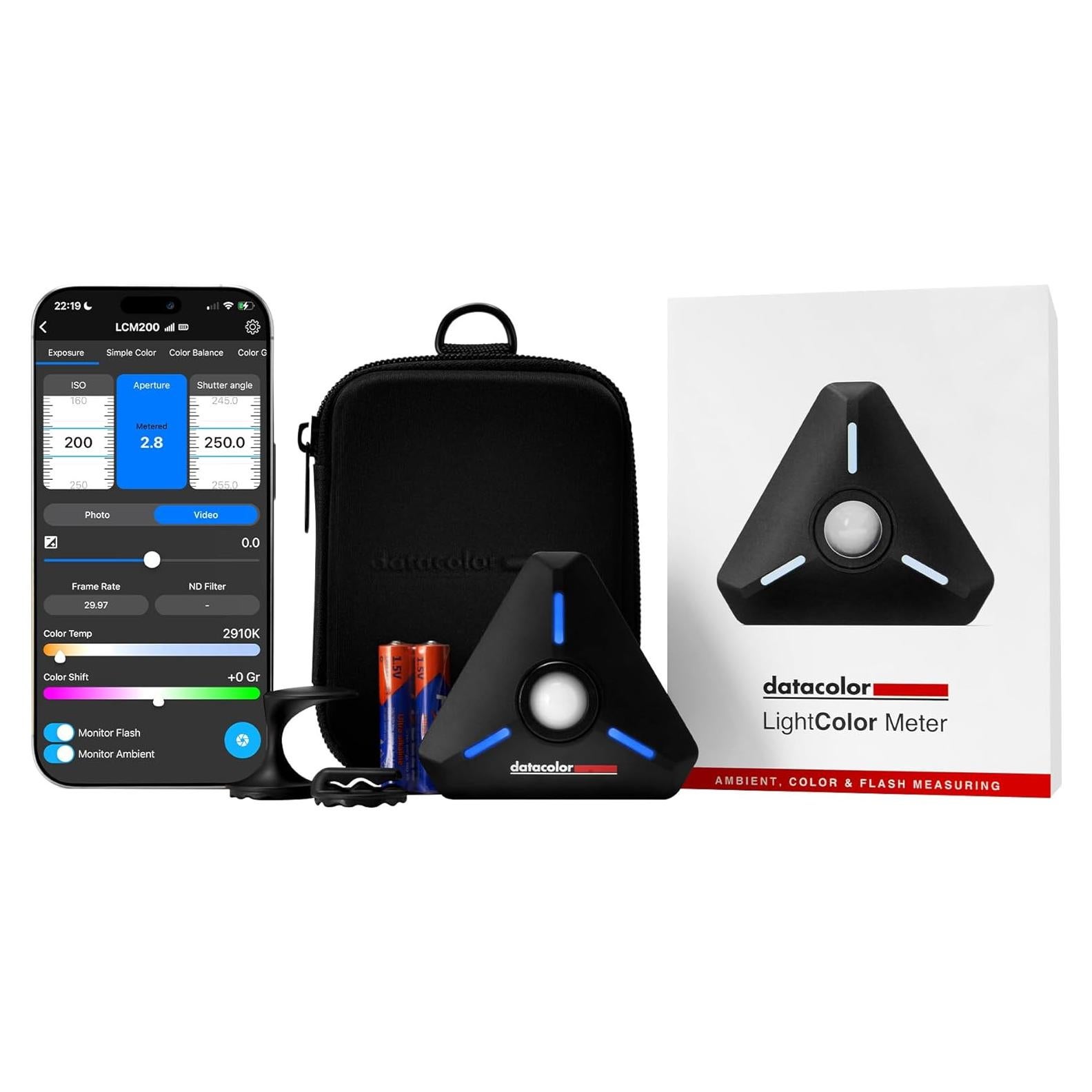 Medidor de Luz y Color Datacolor LCM200 - Bluetooth, Portátil