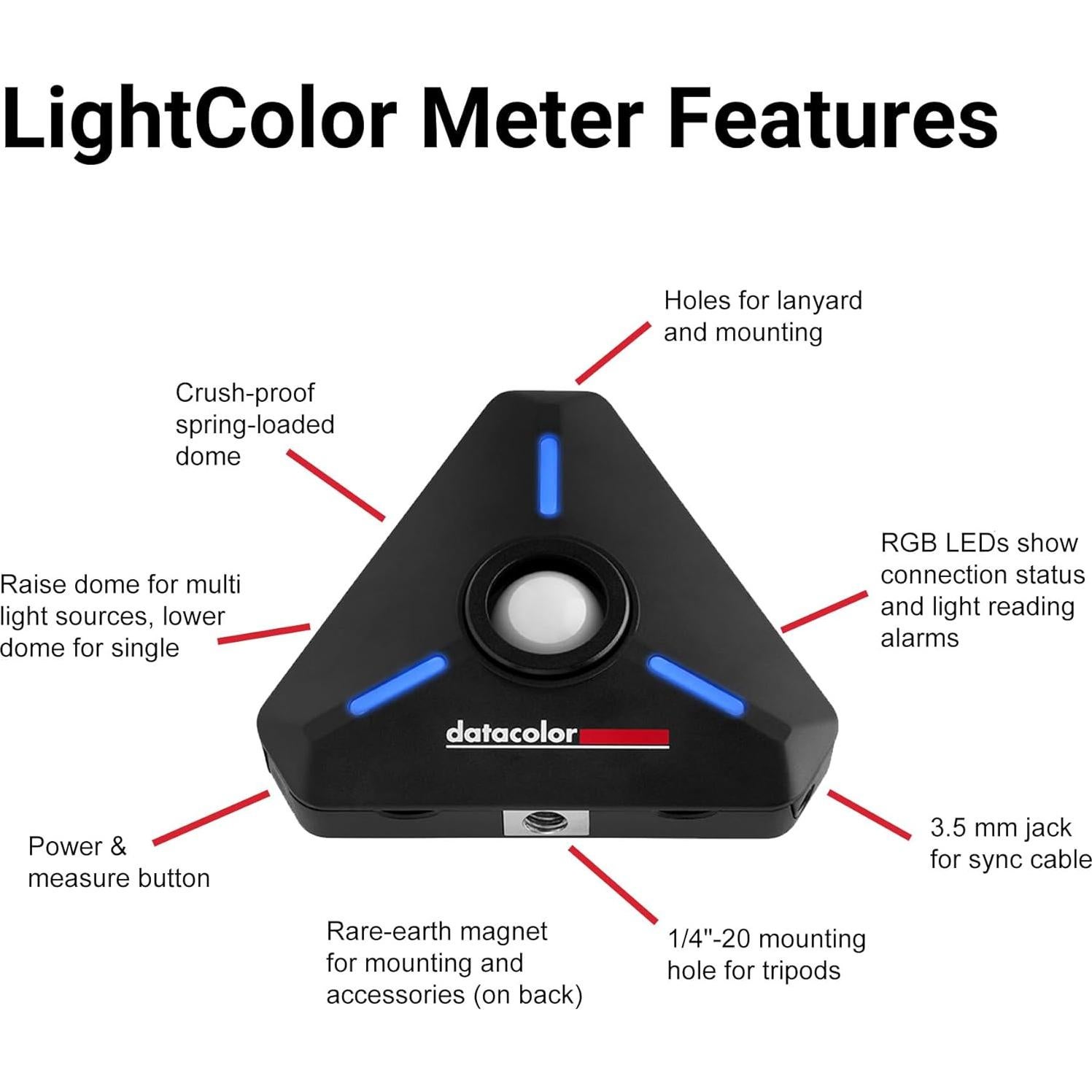 Medidor de Luz y Color Datacolor LCM200 - Bluetooth, Portátil