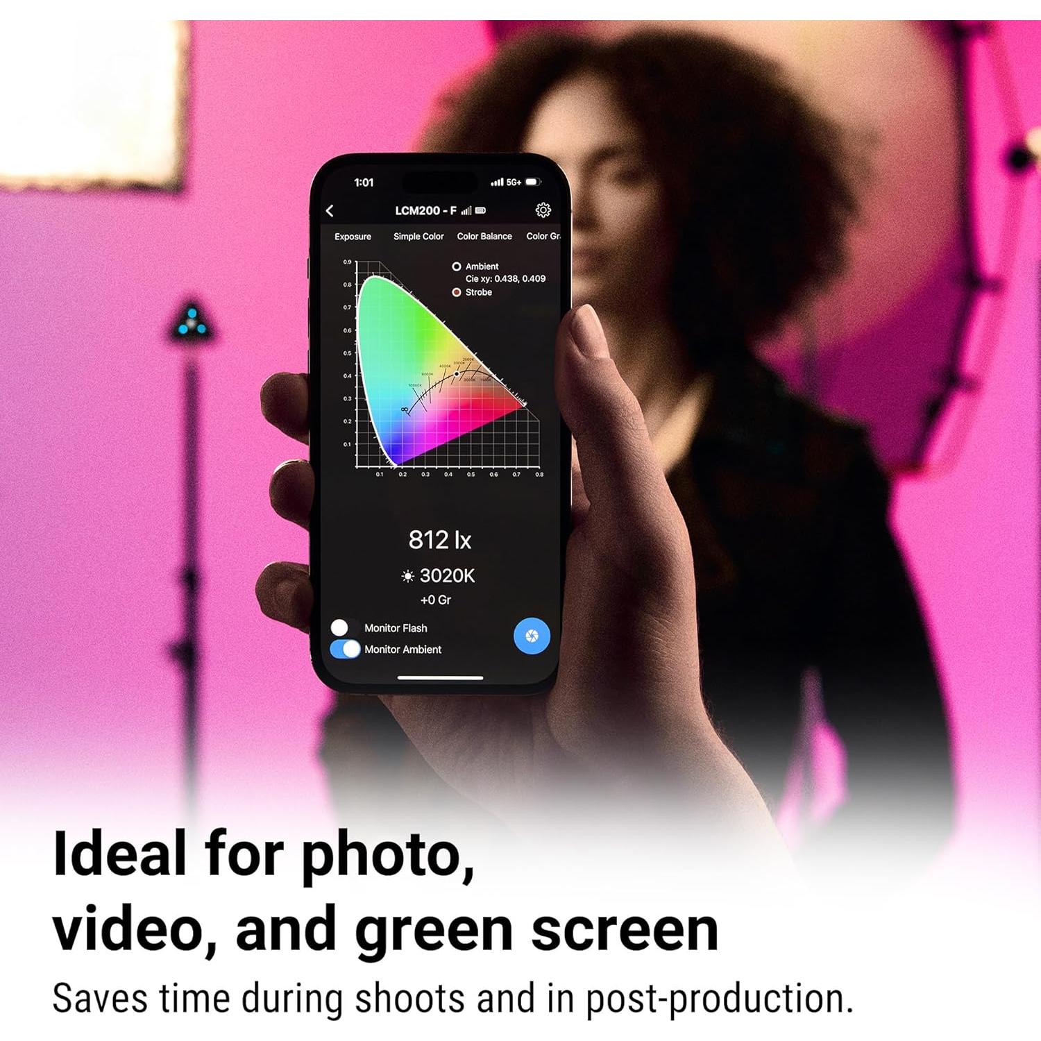 Medidor de Luz y Color Datacolor LCM200 - Bluetooth, Portátil