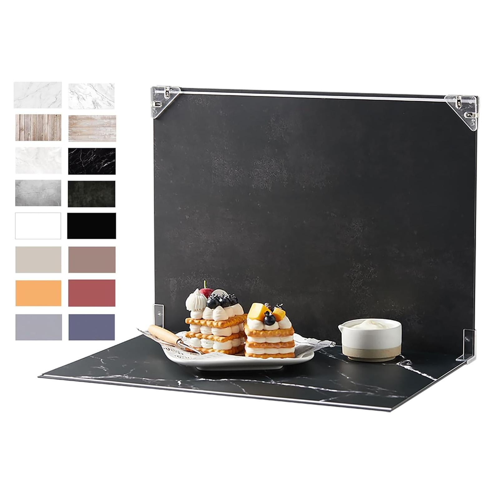 Kit de Fotografía de Productos BYSTONE A3 - 8 Fondos 3 en 1