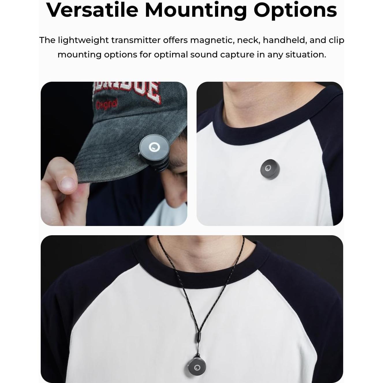 Micrófono Inalámbrico OBSBOT Vox Doble Lavalier 300m USB-C