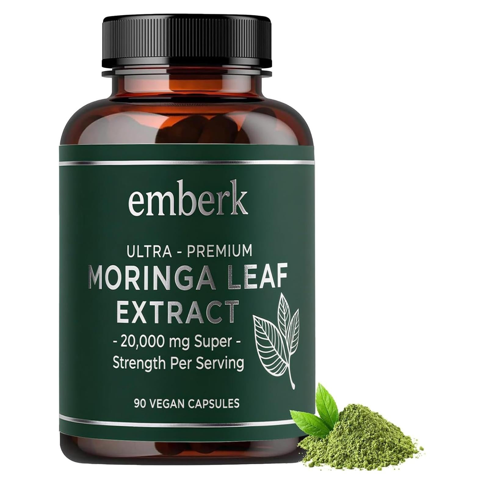 Cápsulas de Moringa 20,000 mg - 90 Veganas - Energía y Metabolismo