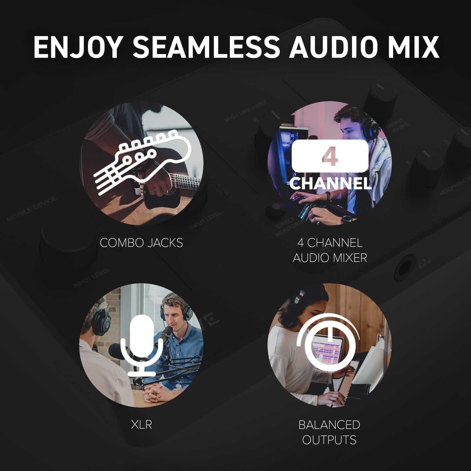 Interfaz de Audio USB Creative Live! A3 24-bit 96kHz Monitoreo Directo