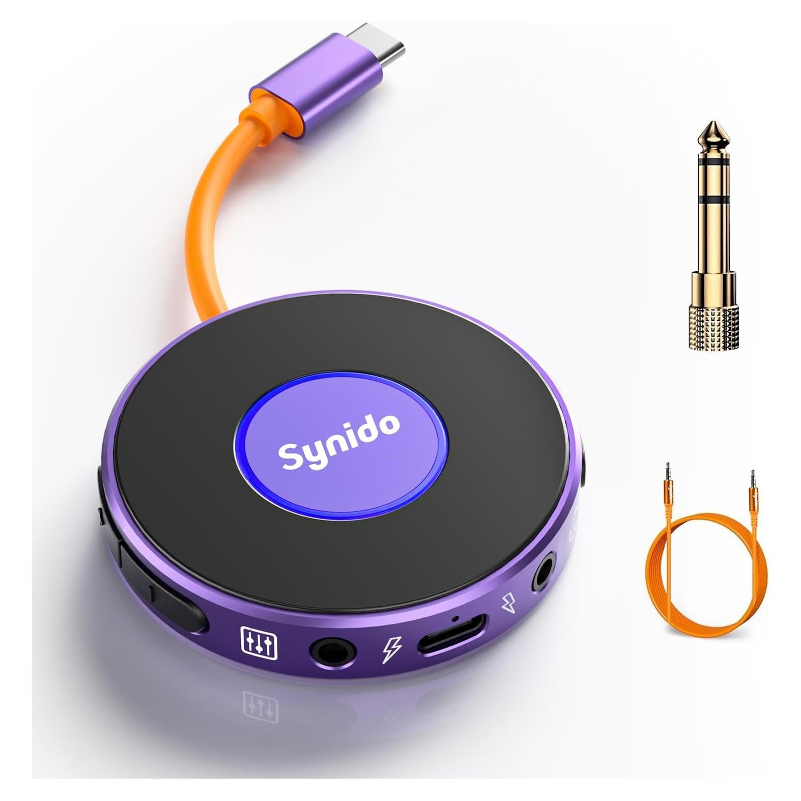 Interfaz de Audio Portátil Synido Live Dock A10 USB-C 24bit 48kHz