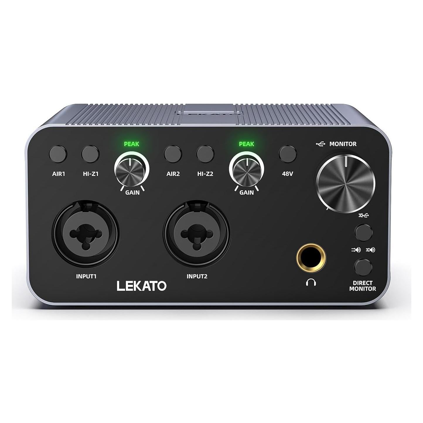 Interfaz de Audio USB LEKATO SF2401 24 bits/192kHz XLR
