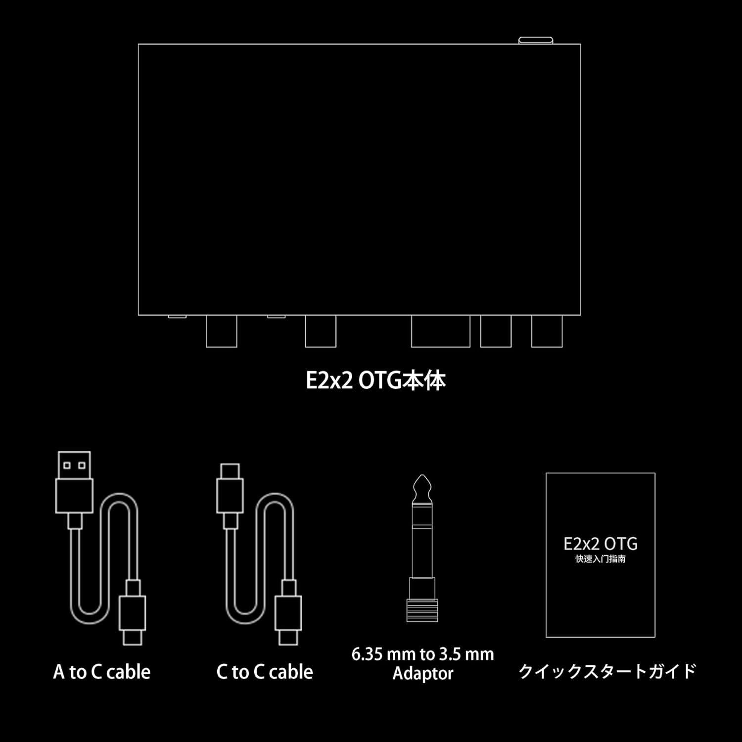 Interfaz de Audio USB Topping E2x2 OTG 192kHz/24bit - Preamplificador y Amplificador