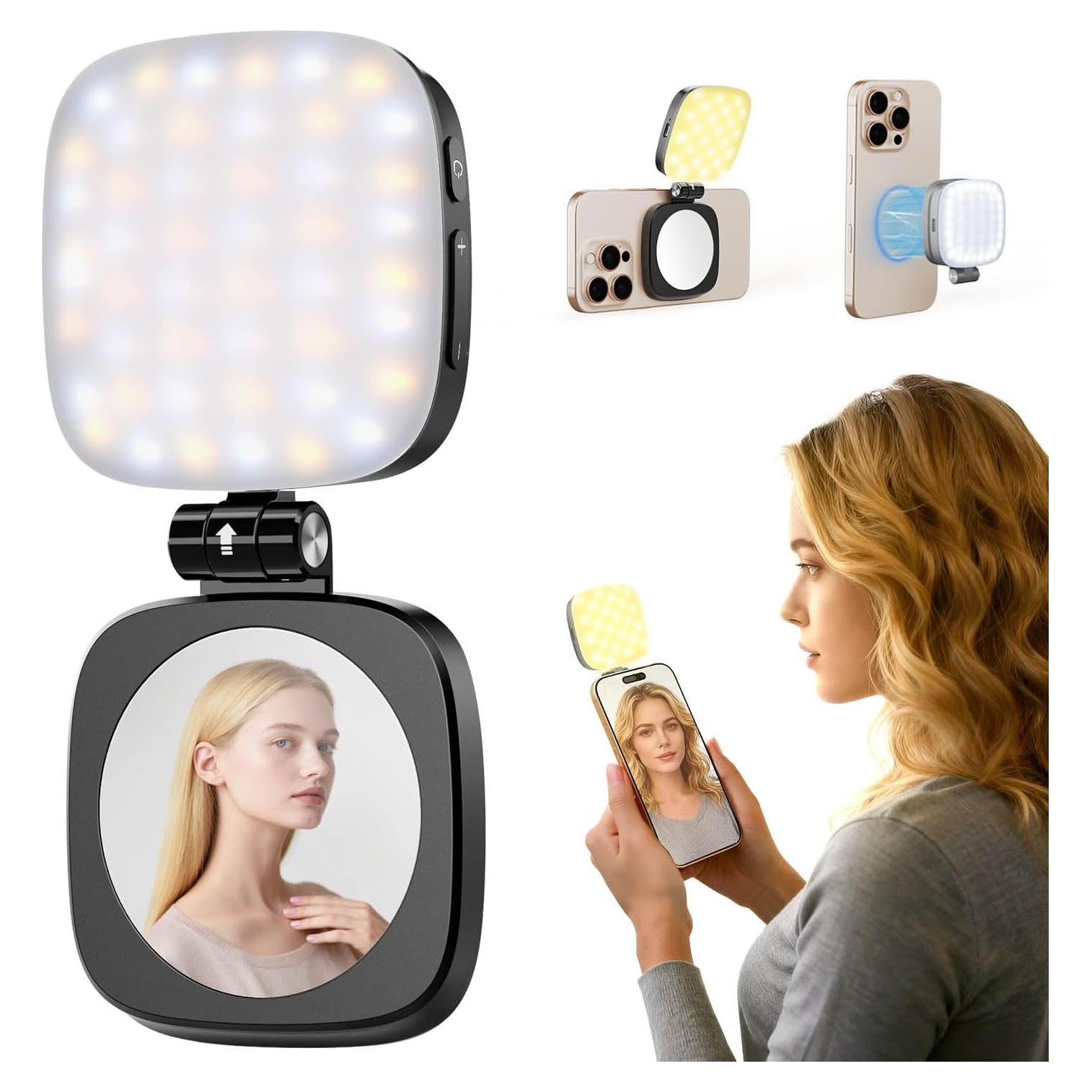 Luz de Anillo Magnética ZOINSHOT FL302BK con 5 Temperaturas