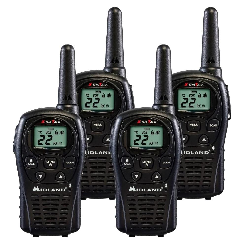 Radios de Dos Vías Midland LXT500VP3 - Paquete de 4