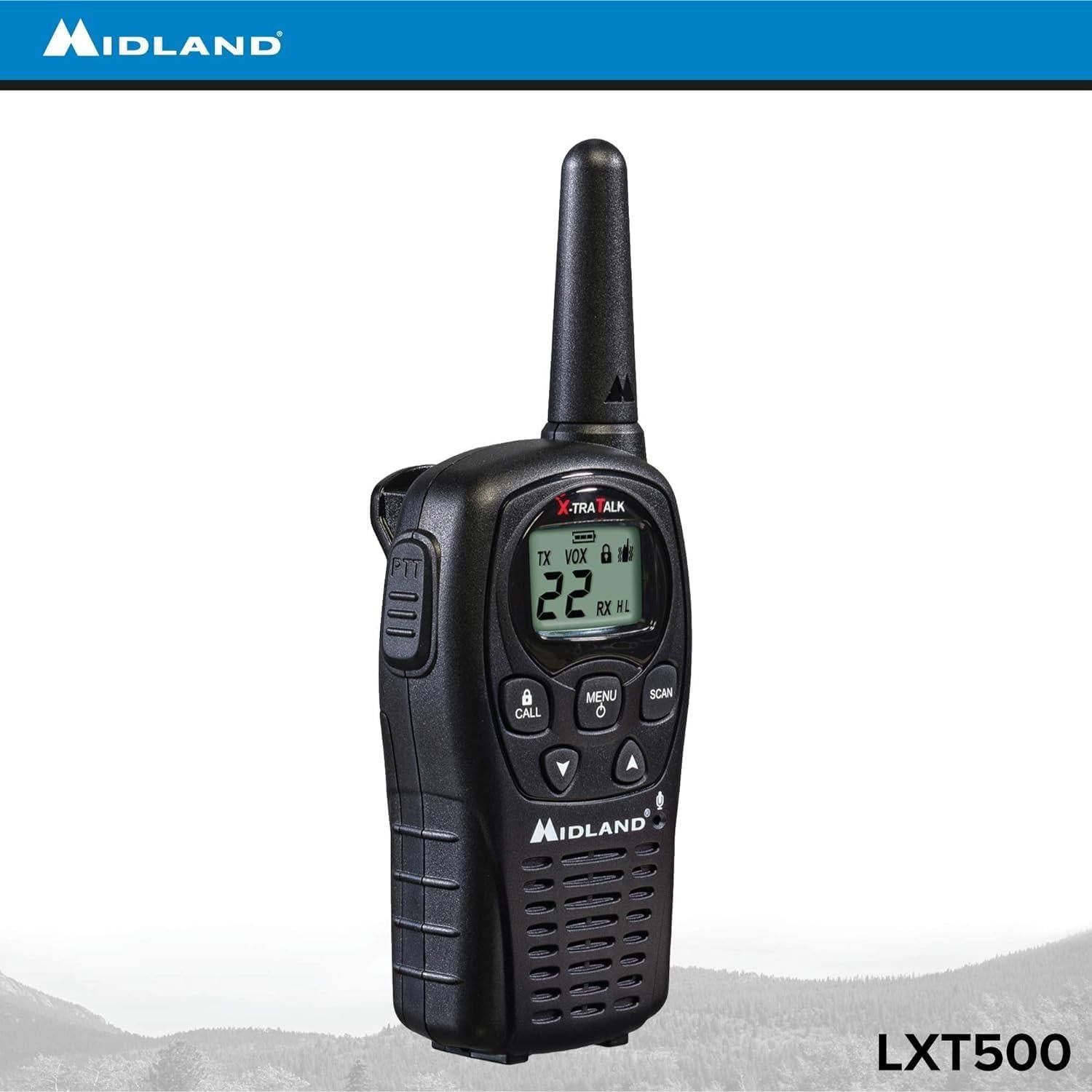 Radios de Dos Vías Midland LXT500VP3 - Paquete de 4