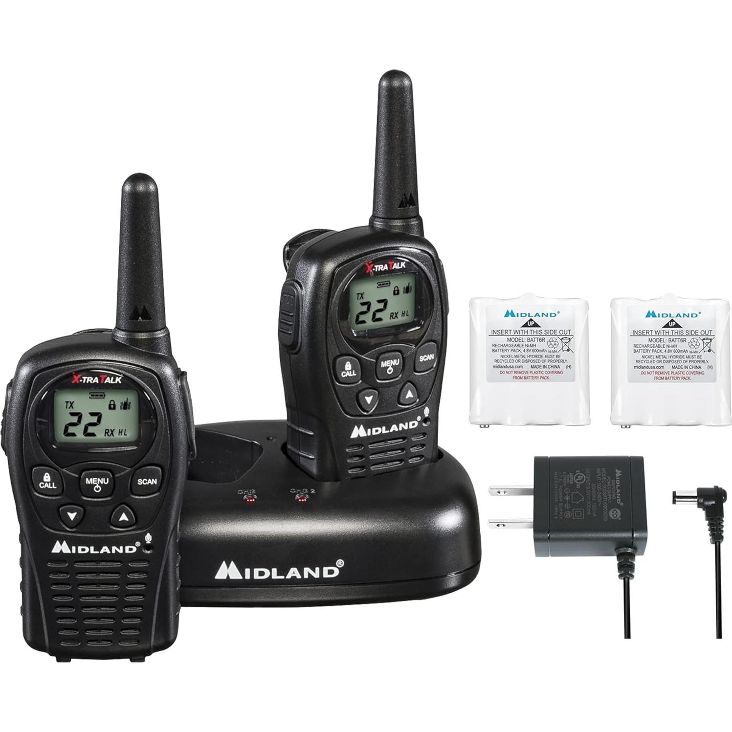 Radios de Dos Vías Midland LXT500VP3 - Paquete de 4