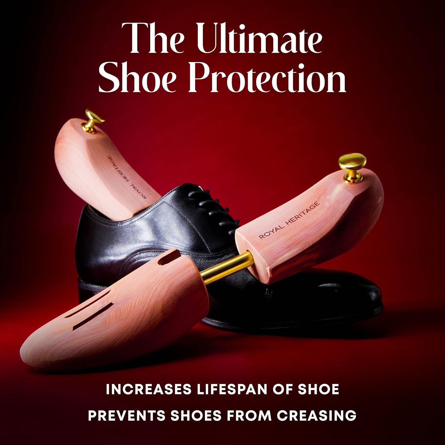 Zapatos de Madera de Cedro Royal Heritage - 1 Paquete - Talla 7-8.5