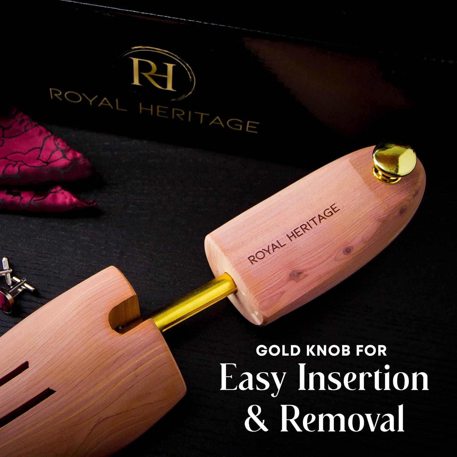 Zapatos de Madera de Cedro Royal Heritage - 1 Paquete - Talla 7-8.5