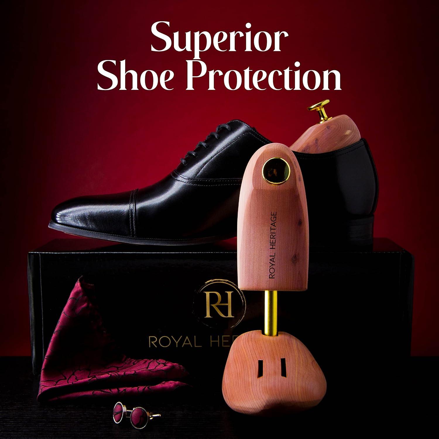 Zapatos de Madera de Cedro Royal Heritage - 1 Paquete - Talla 7-8.5