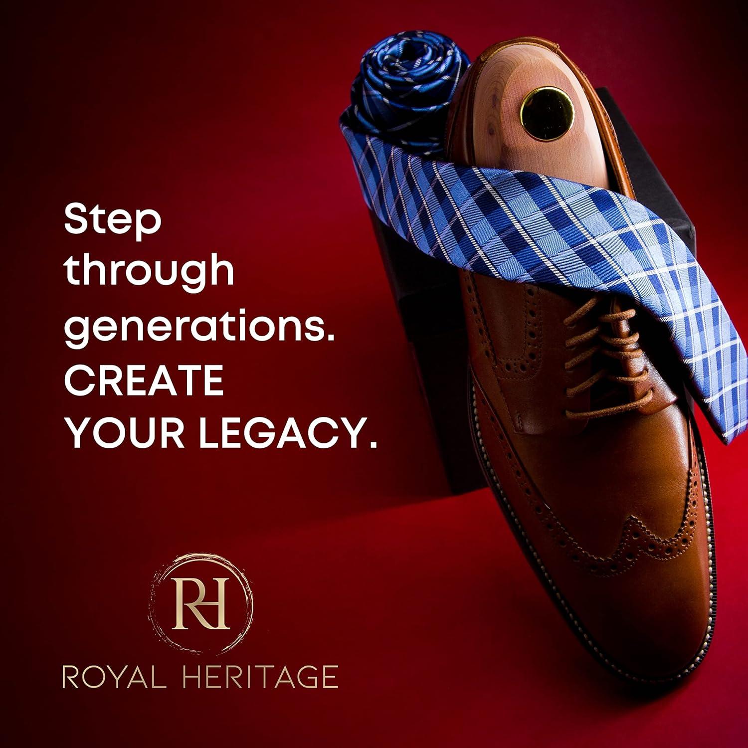 Zapatos de Madera de Cedro Royal Heritage - 1 Paquete - Talla 7-8.5