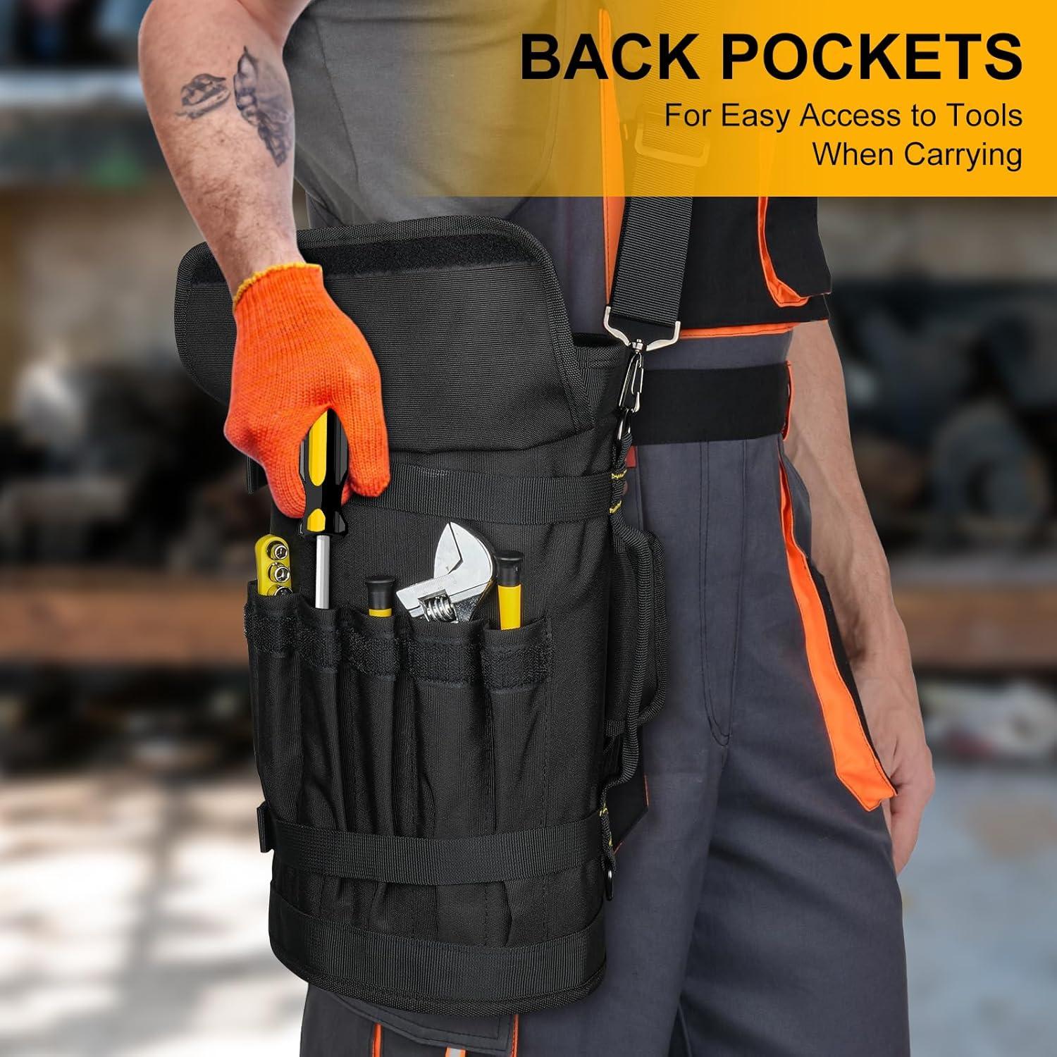 Bolsa de Herramientas LEFOR·Z Grande 13 Bolsillos Negra