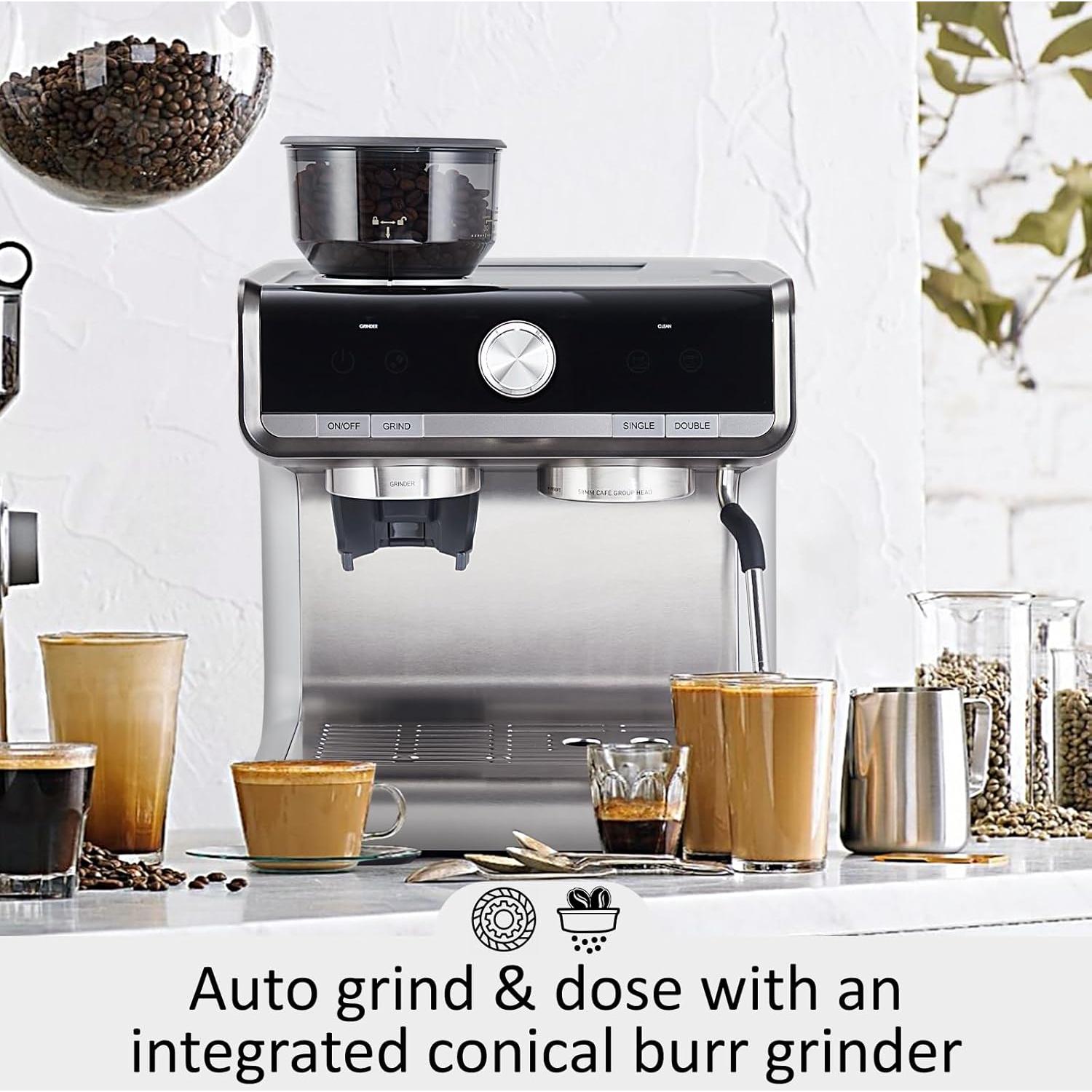 Máquina de Espresso GarveeHome SX-RQ-KJF 20 Bar con Molinillo