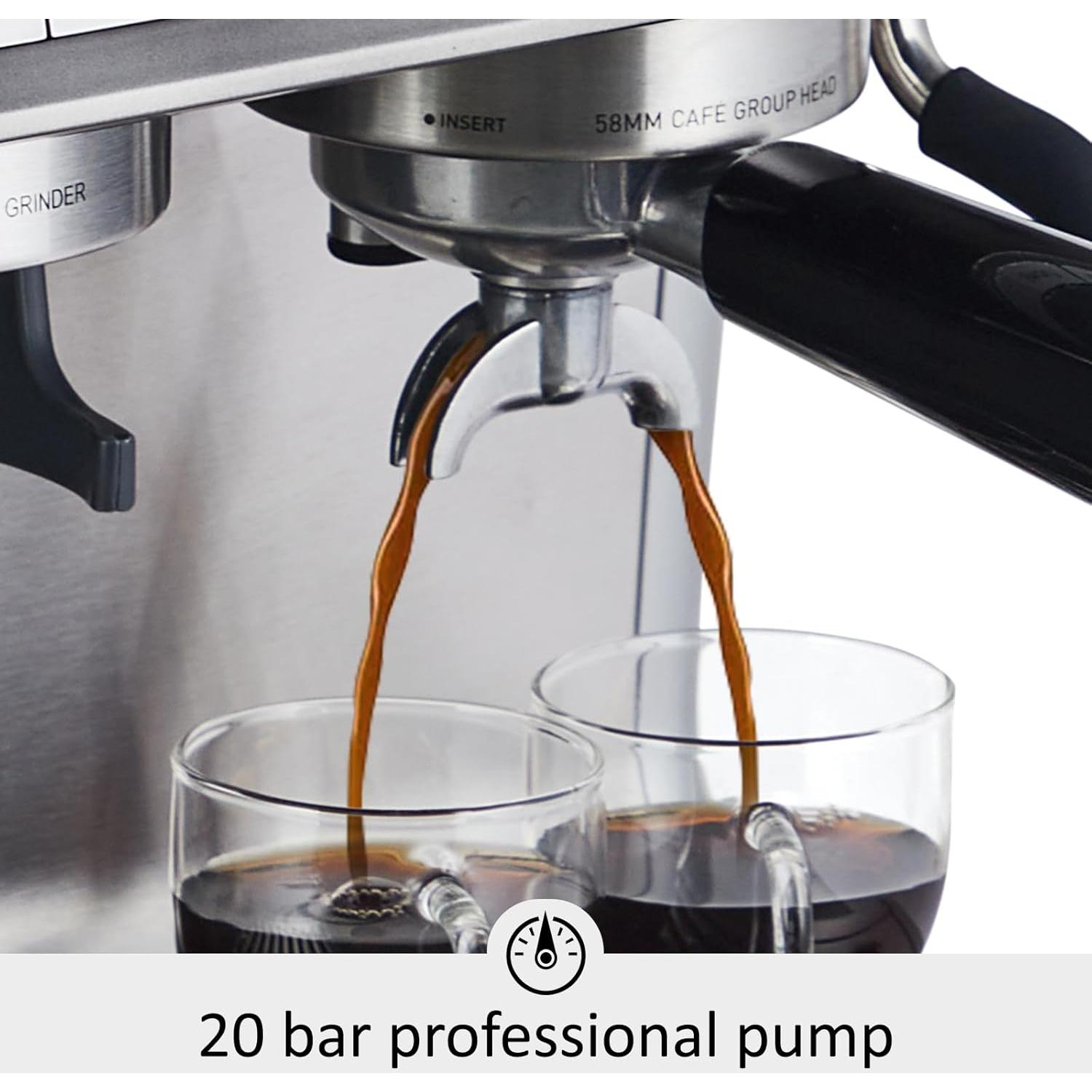 Máquina de Espresso GarveeHome SX-RQ-KJF 20 Bar con Molinillo