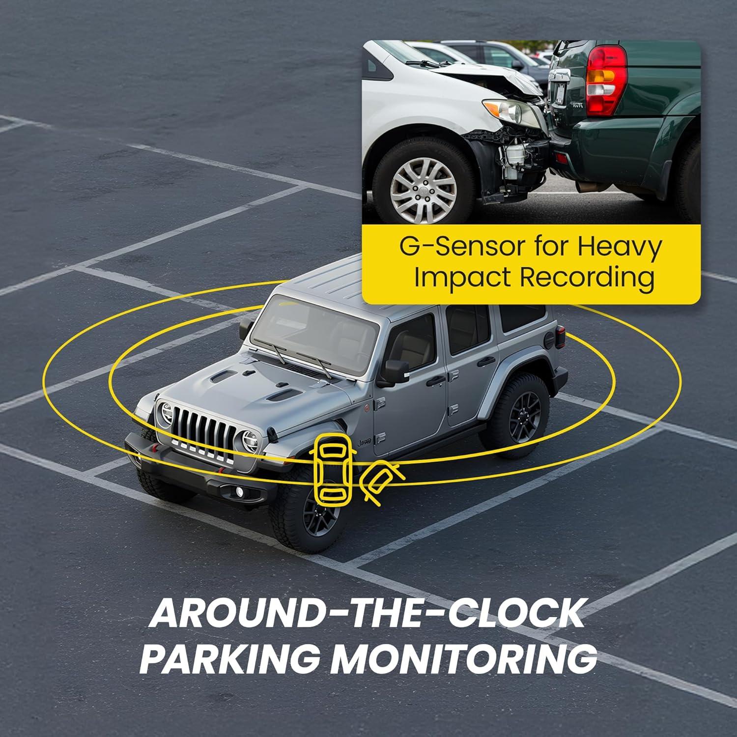 Espejo DVR STINGER STR4K 9.66" 4K UHD con Cámara 2K Jeep Wrangler JL