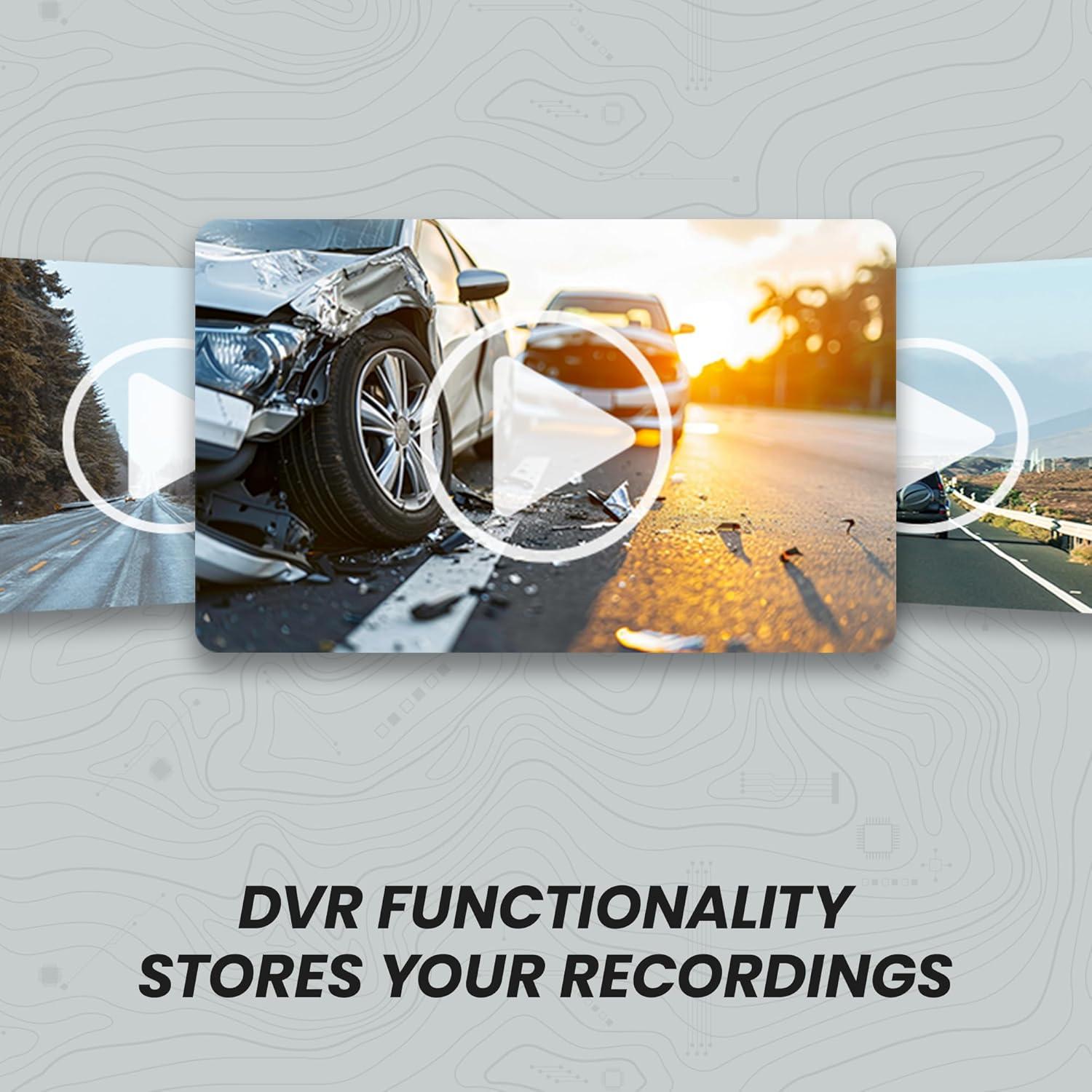 Espejo DVR STINGER STR4K 9.66" 4K UHD con Cámara 2K Jeep Wrangler JL