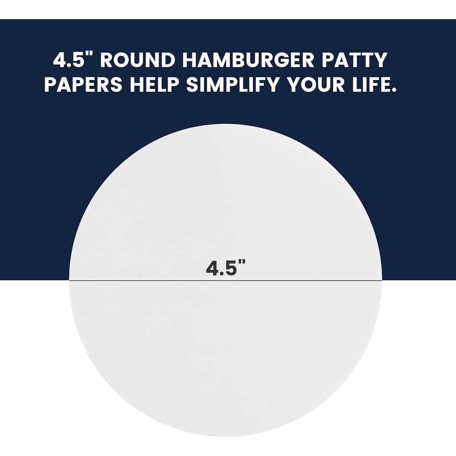 Papel Redondo para Hamburguesas Yenmoz 11.5 cm 500 Pcs