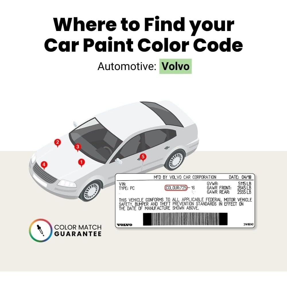 Pintura de Retoque TouchUpDirect 707 Perla Blanca Aerosol