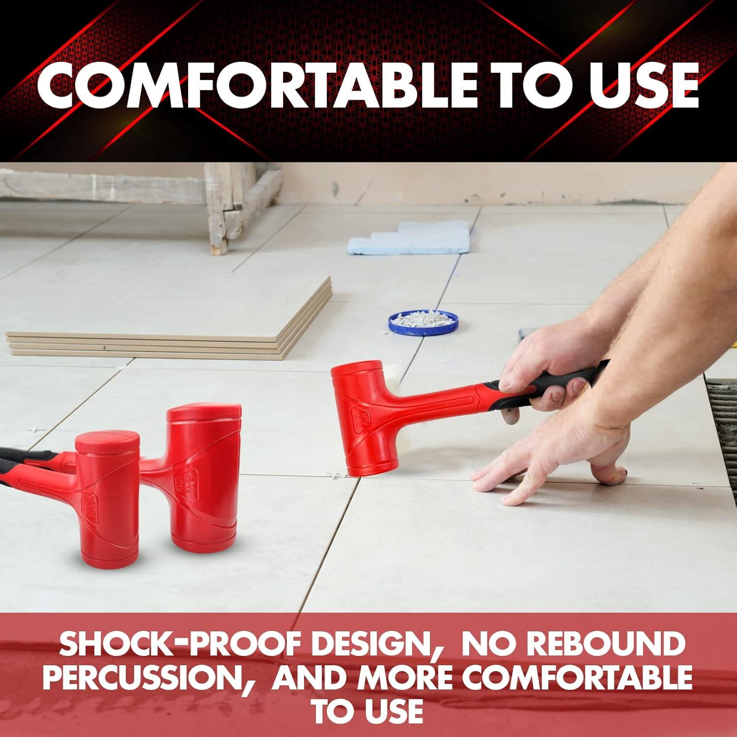 Juego de Martillos de Golpe Muerto YIYITOOLS 3 Piezas 0.45kg 0.68kg 1.36kg