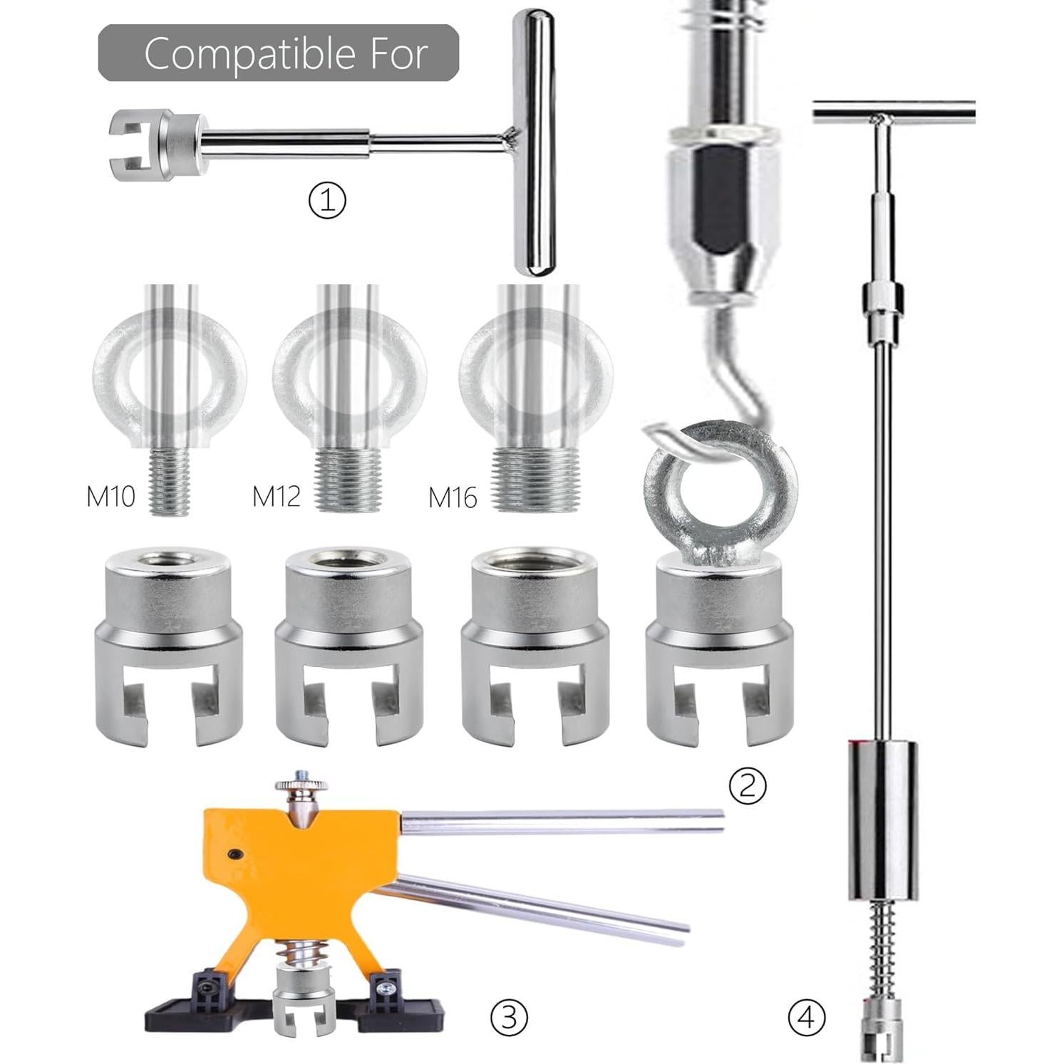 Kit Extractor de Abolladuras Hyamass M10 - Herramienta PDR