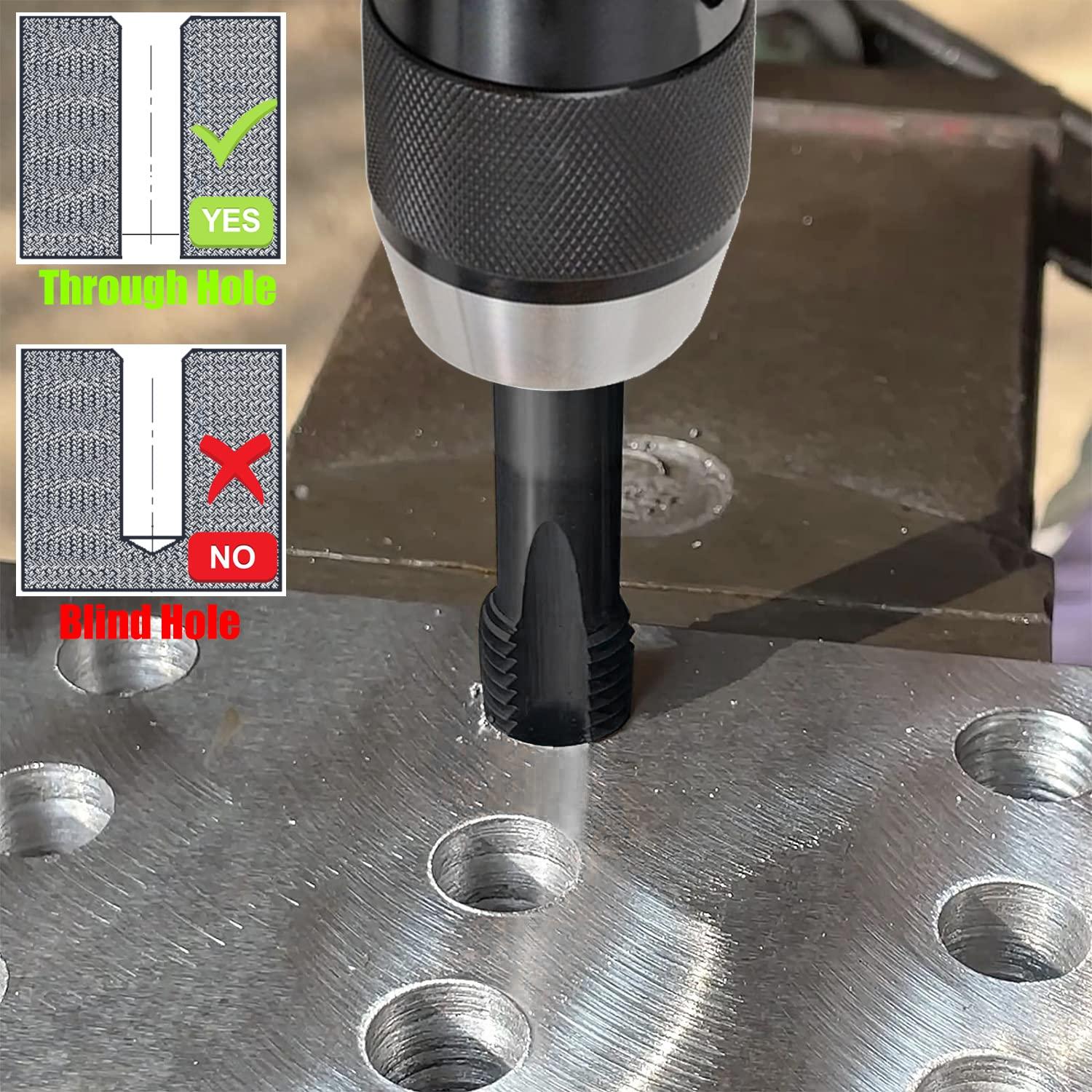 Yakamoz 7 Pcs Brocas de Rosca M3 a M12 Nitruración