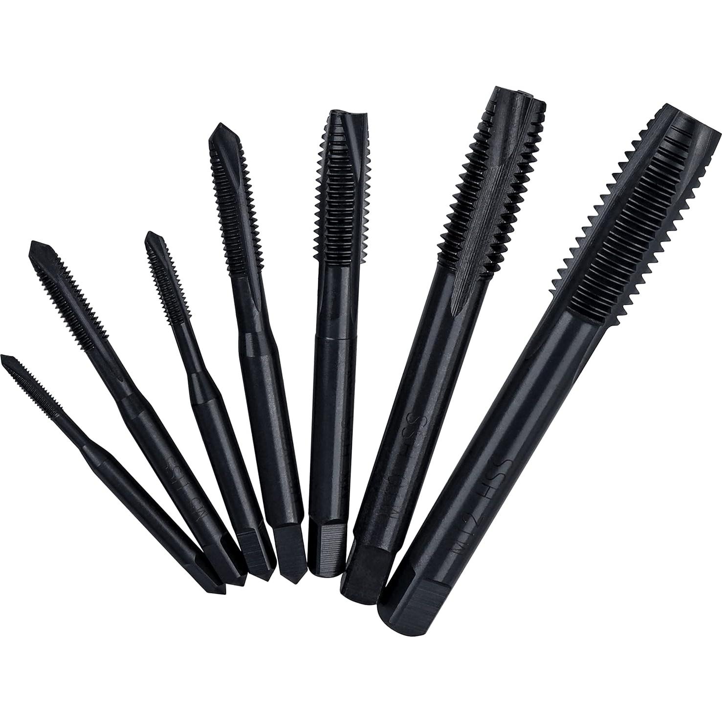 Yakamoz 7 Pcs Brocas de Rosca M3 a M12 Nitruración