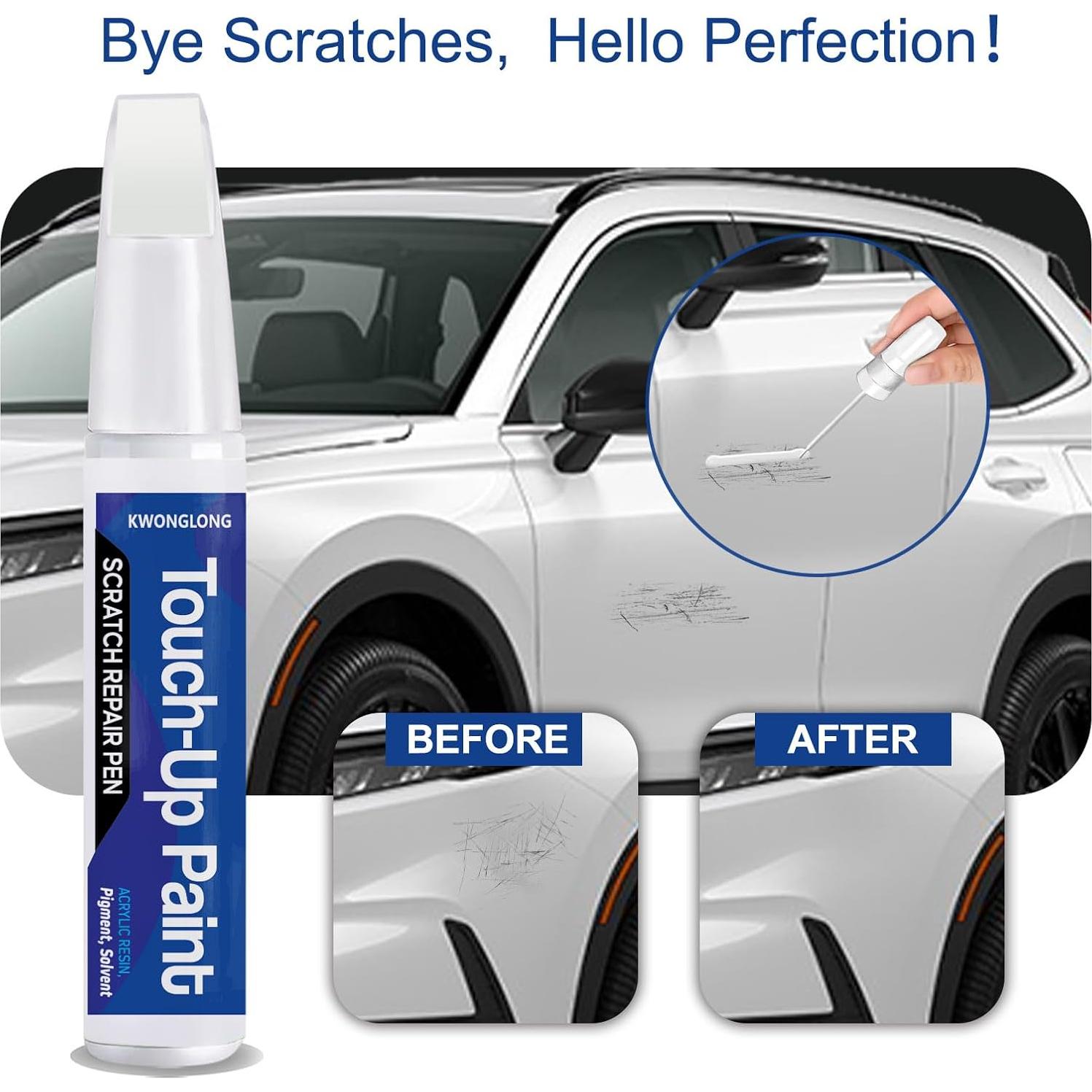 Pluma de Reparación de Rayones KWONGLONG 4SS Plata Sedosa 12ml