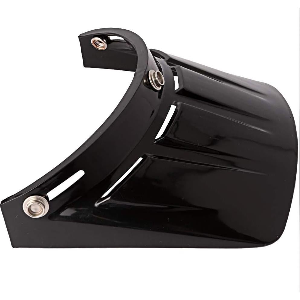 Visera Larga Retro Chern Yueh 3 Botones para Casco Moto