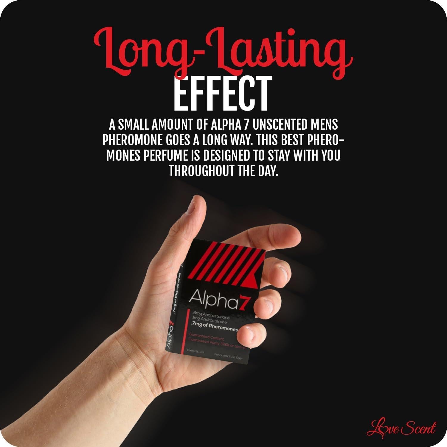 Colonia de Feromonas Alpha 7 Love Scent 1 ml Sin Fragancia