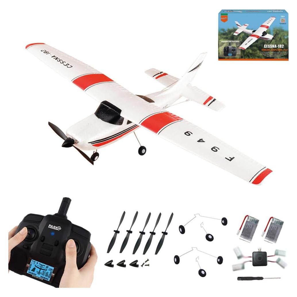 Avión RC F949 EPP 3CH 2.4GHz para Principiantes con 2 Baterías