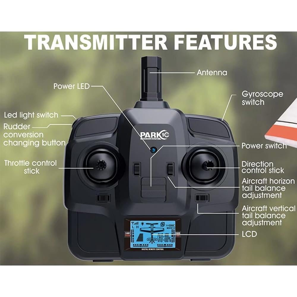 Avión RC F949 EPP 3CH 2.4GHz para Principiantes con 2 Baterías