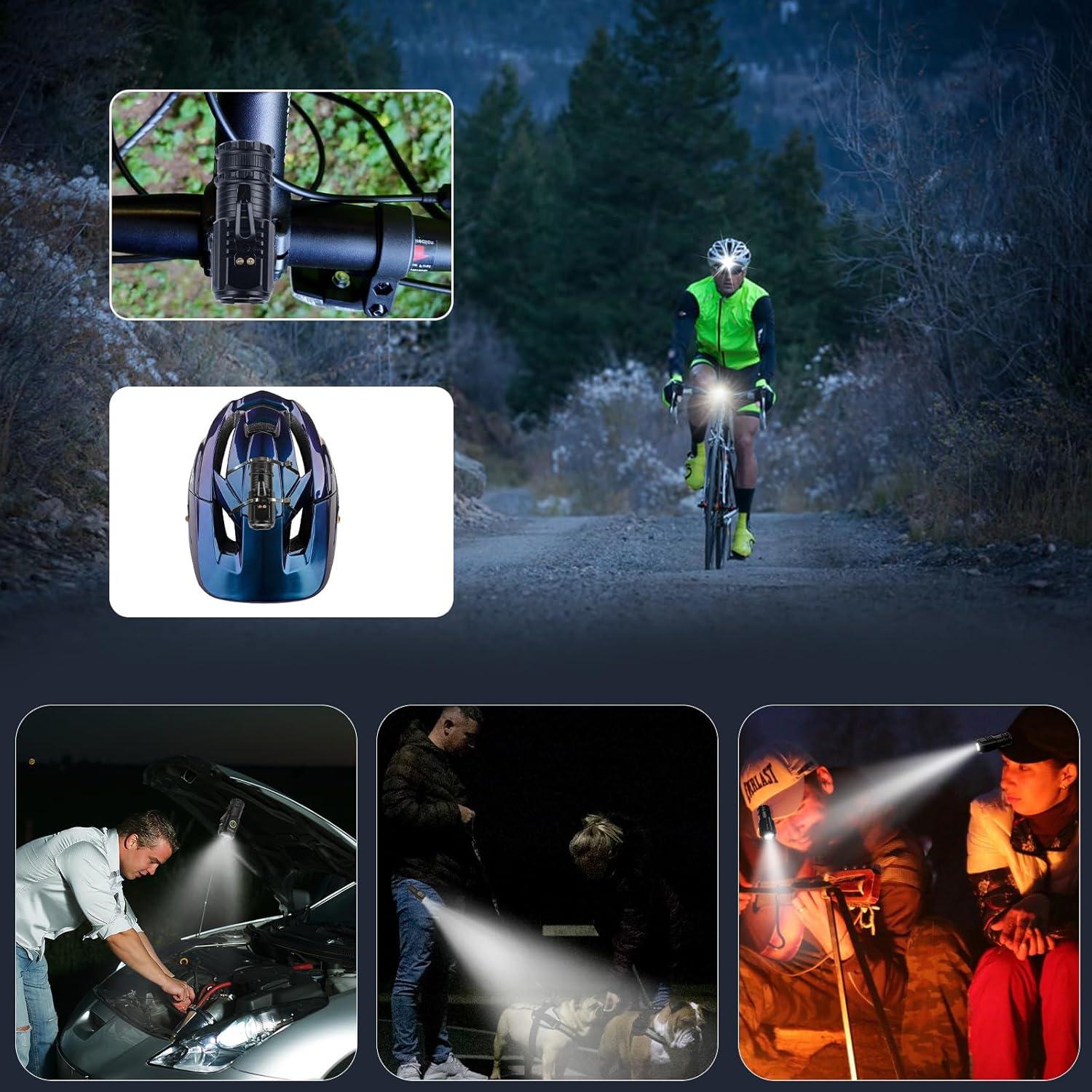 Mini Linterna LED UNROEVS 2550 Lúmenes 5 Modos USB C