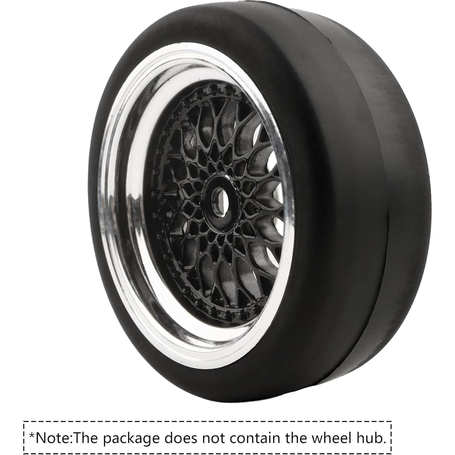 Paquete de 4 Neumáticos Slick GDOOL 65mm para RC 1/10