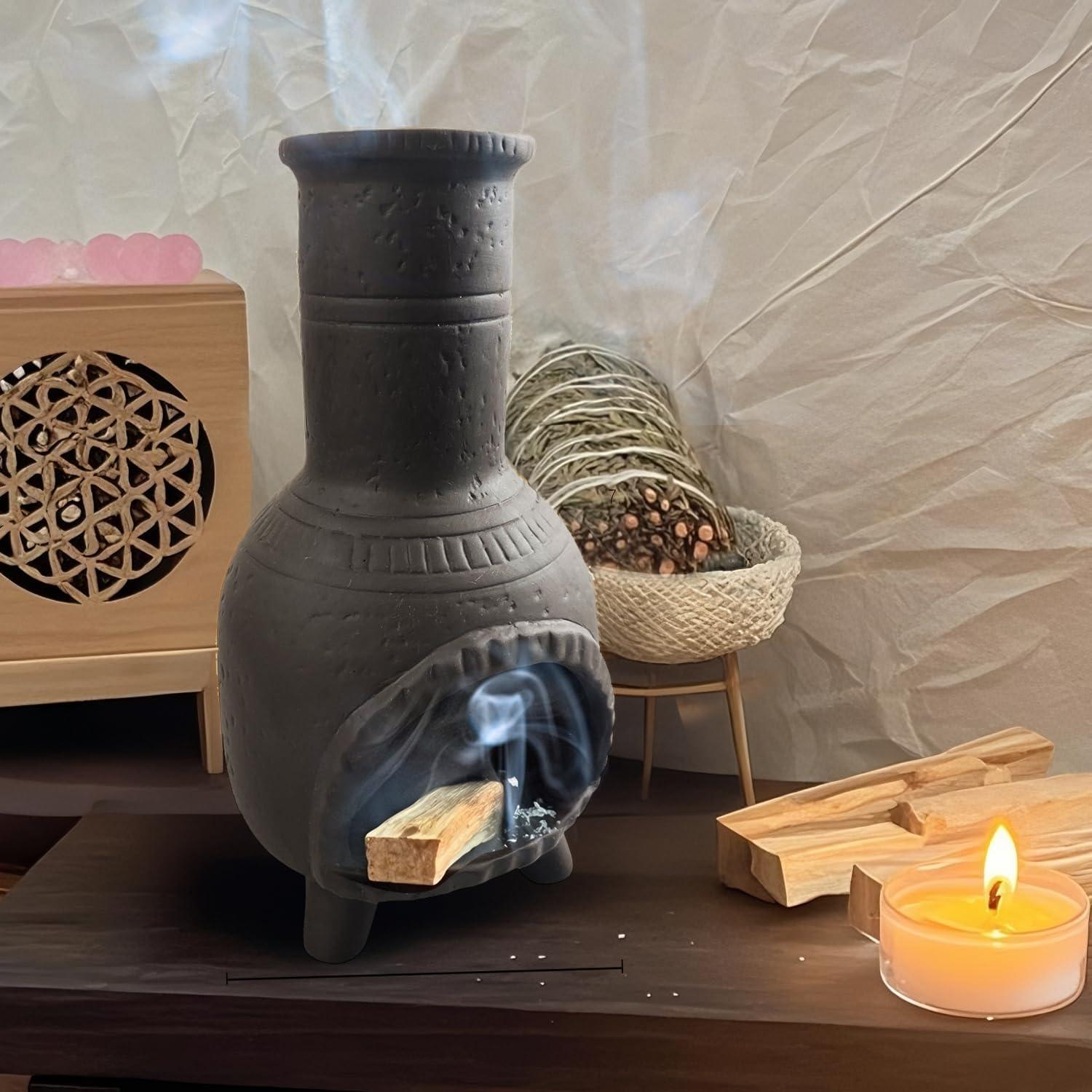 Soporte de Incienso de Cerámica Lioong para Palo Santo y Salvia