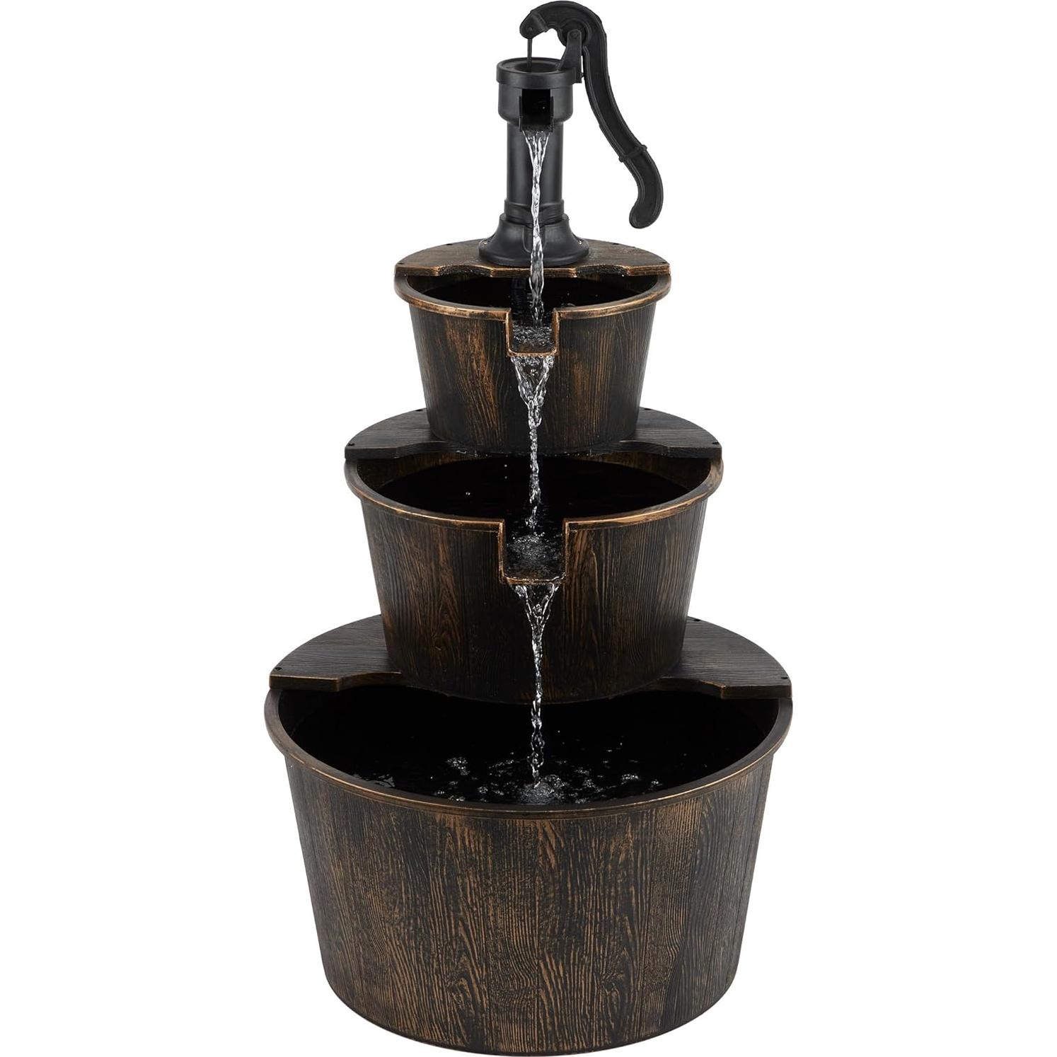 Fuente de Agua Rústica Alpine TEC234BR 101.6 cm Exterior