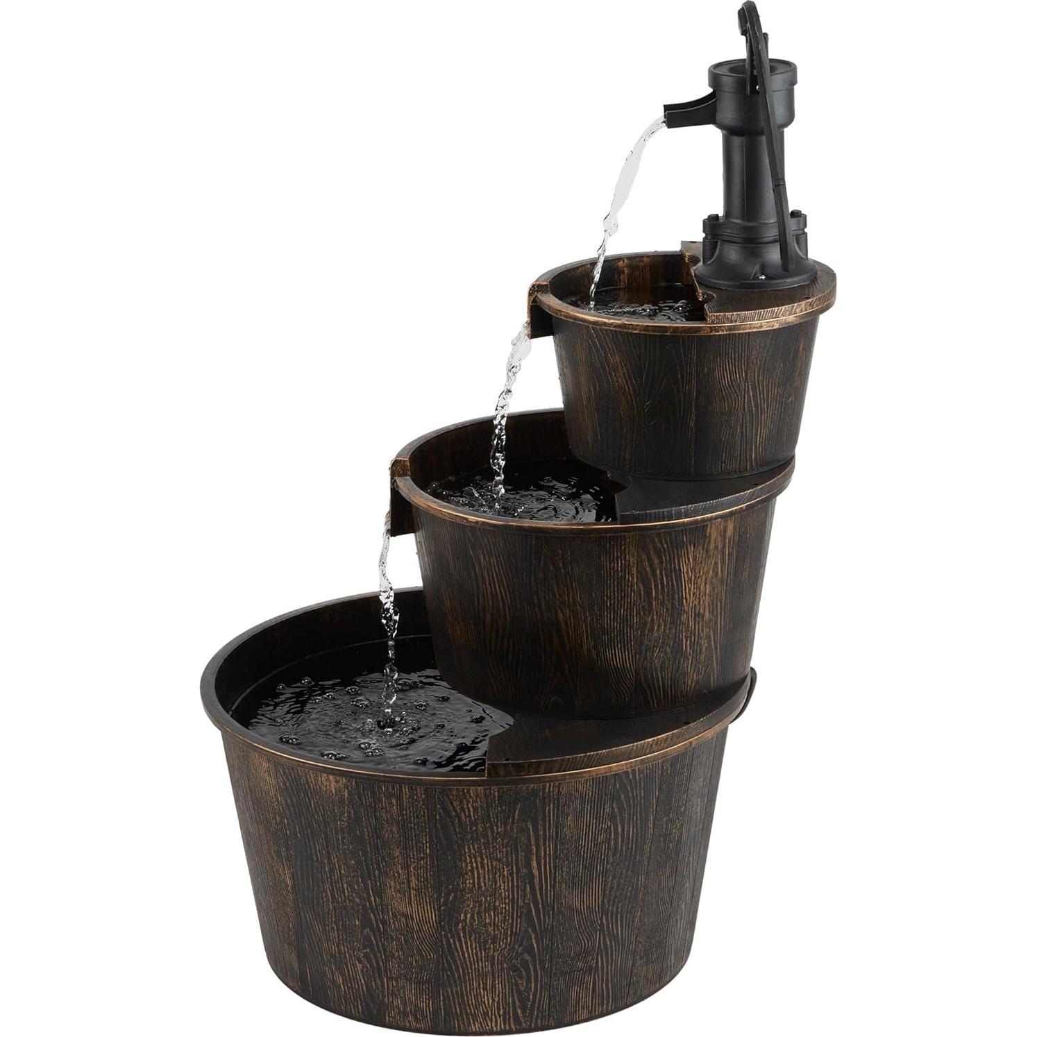 Fuente de Agua Rústica Alpine TEC234BR 101.6 cm Exterior