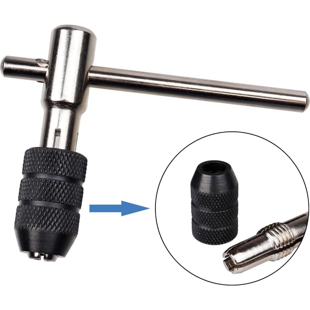 Juego de Llave de Grifo Wolfride M3 M4 M5 M6 M8 con Mango en T