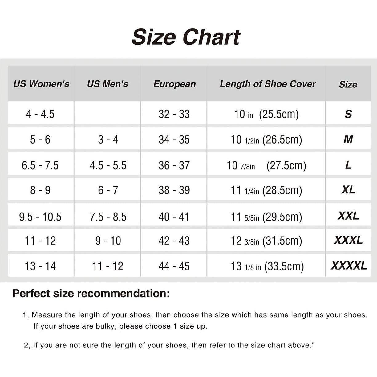 Cubierta de Zapato de Lluvia Impermeable VXAR - Talla M