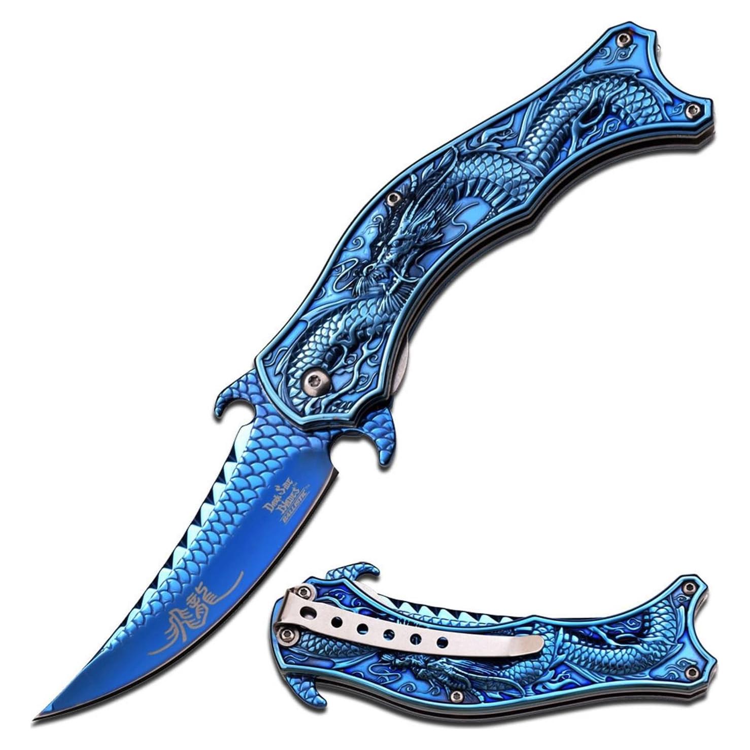 Cuchillo de bolsillo plegable Dark Side Blades 8.89 cm acero