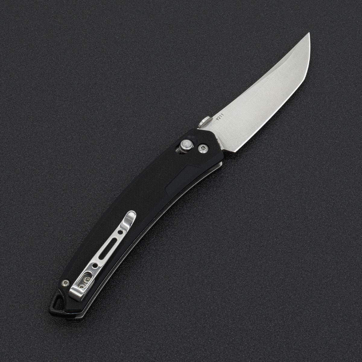 Cuchillo Plegable SRM 9211 Negro EDC 21.14 cm Bloqueo Ambidiestro
