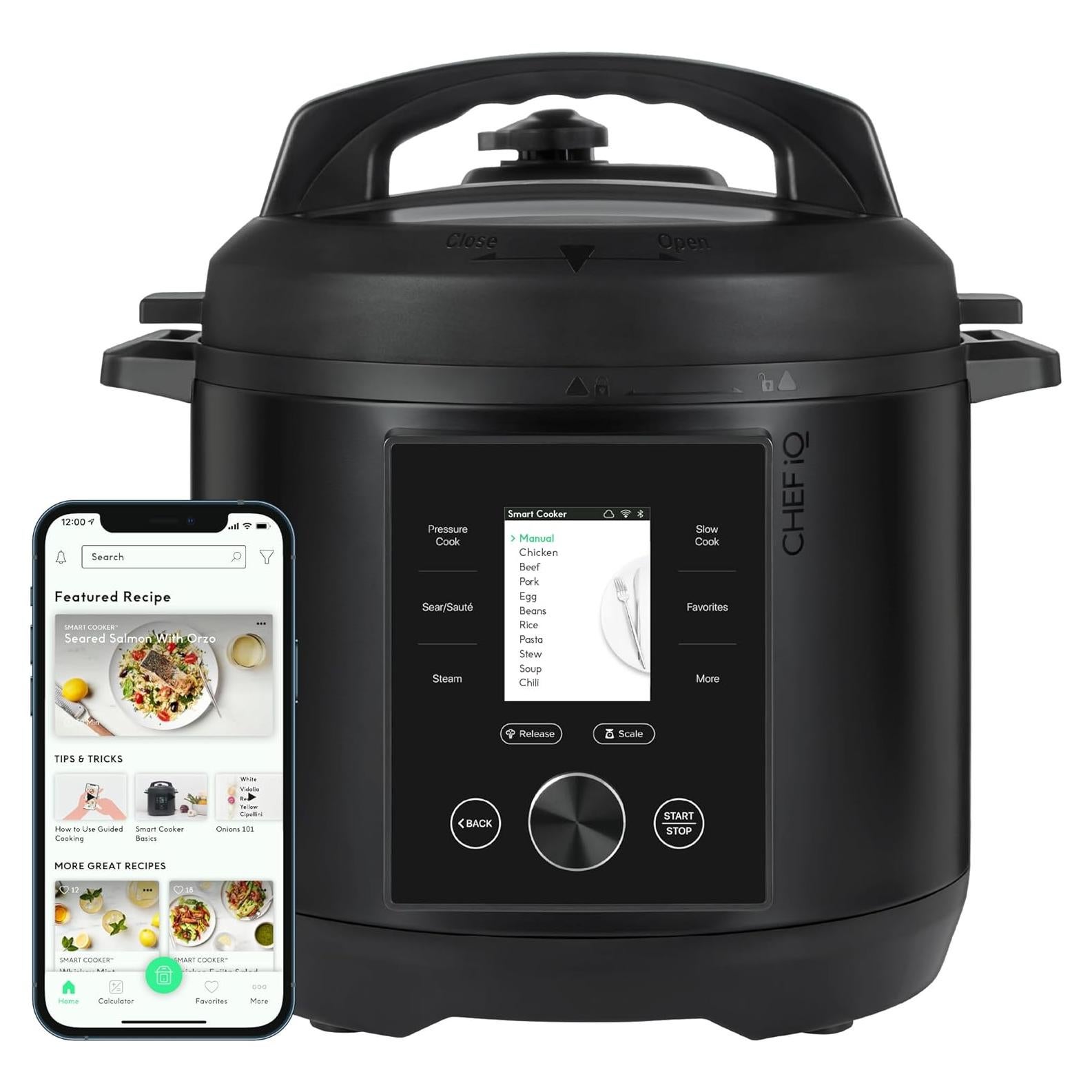 Olla de Presión Inteligente CHEF iQ 6L con WiFi y Balanza