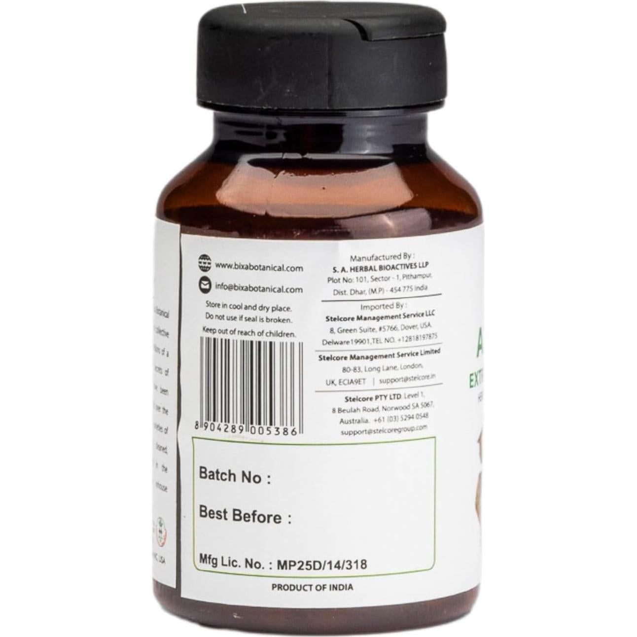 Suplemento Herbal Bixa Botanical Arjuna 60 Cápsulas Veganas