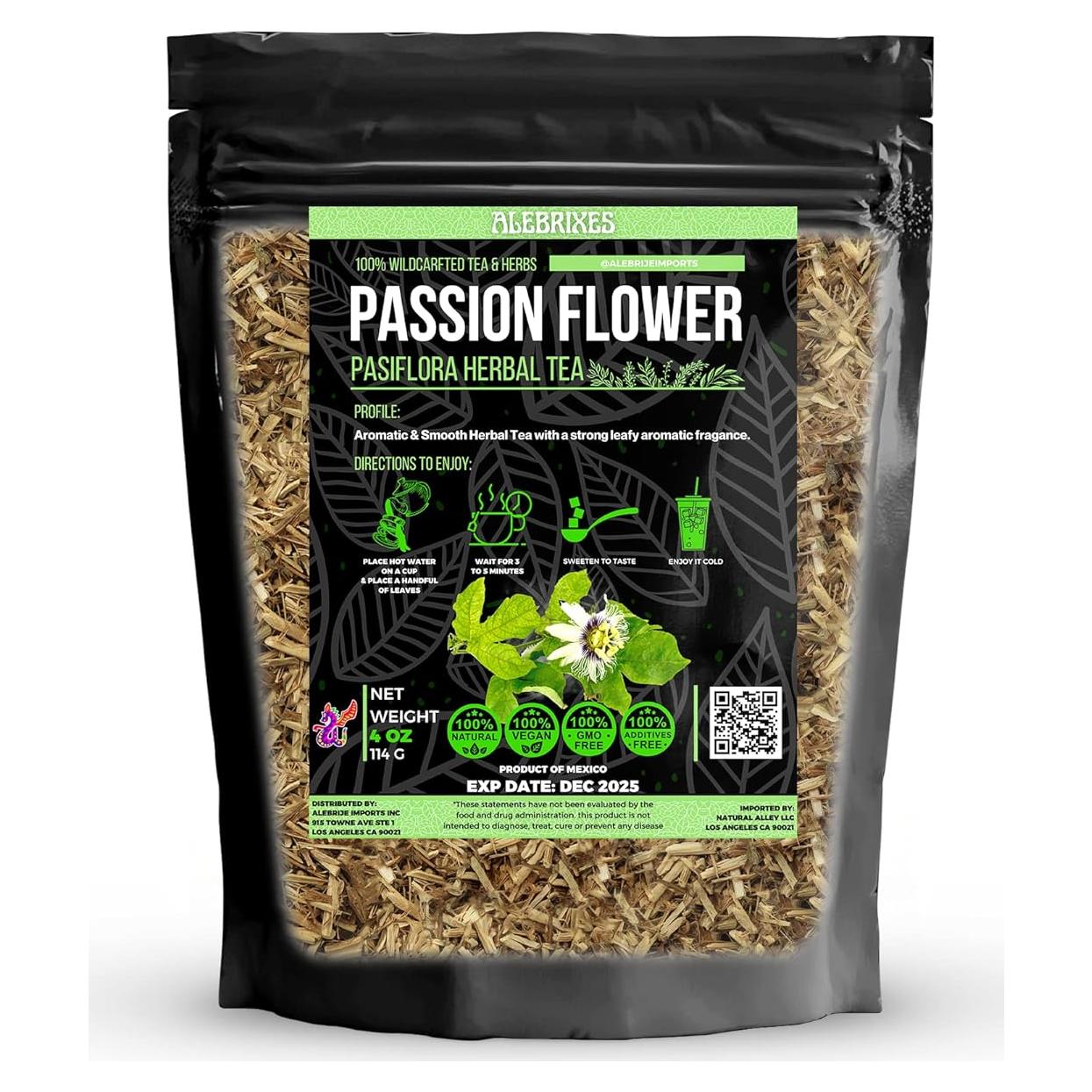 Té de Hierbas de Flor de Pasión Alebrixes 113.4g Relajante