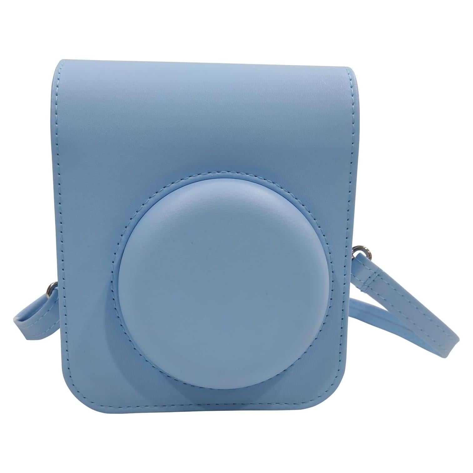 Funda Protectora Hxdzieory para Cámara instax mini 12 Azul