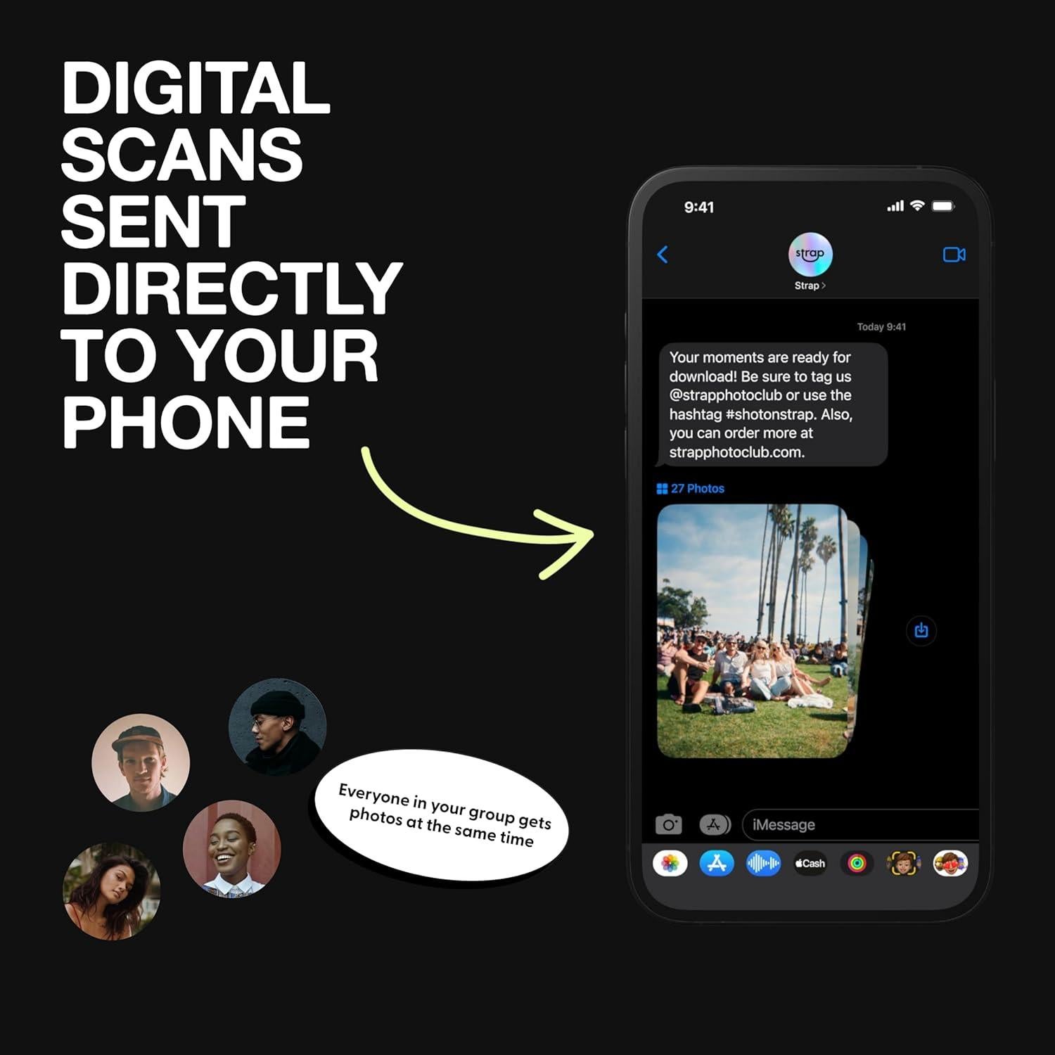 Cámara desechable Strap 27 exposiciones con flash 3m - 3 paquetes