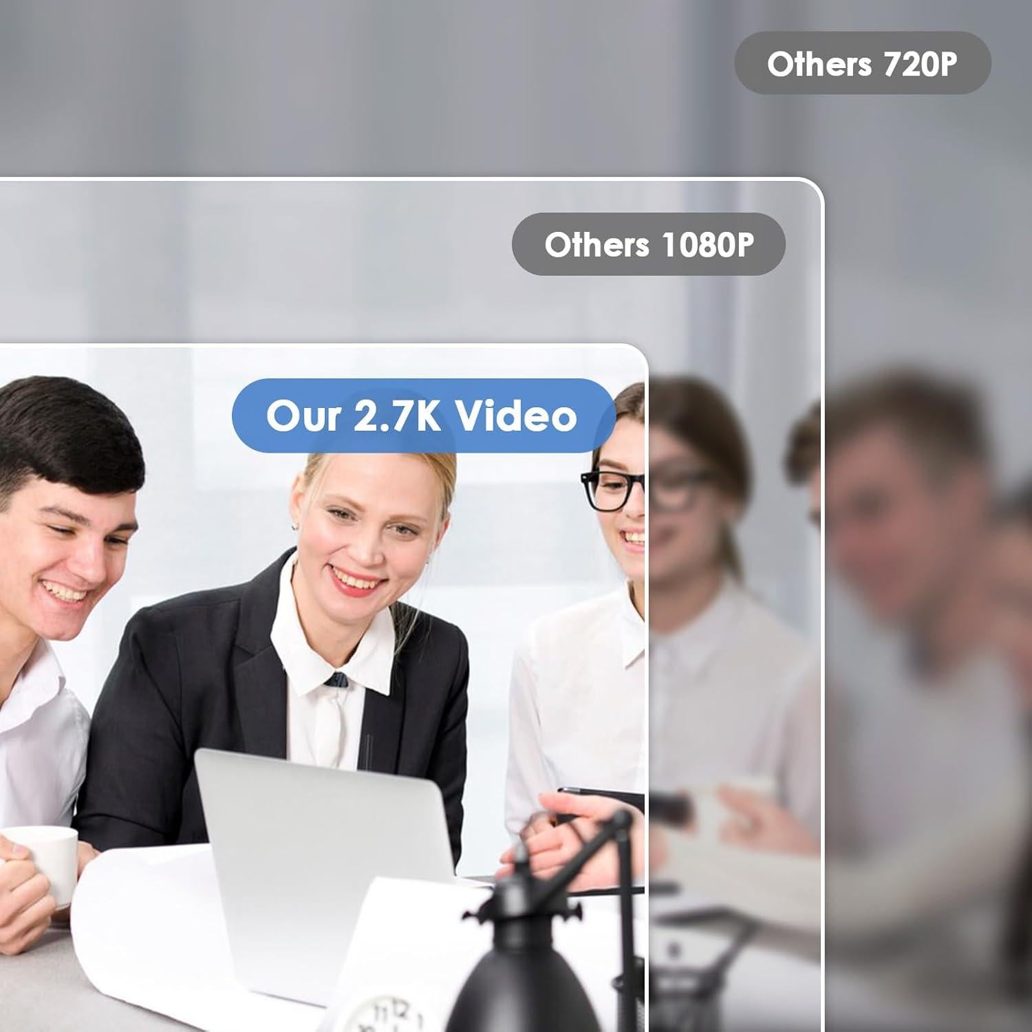 Cámara Pluma 2.7K TMKLOE con Tarjeta SD 64GB - Negro Brillante